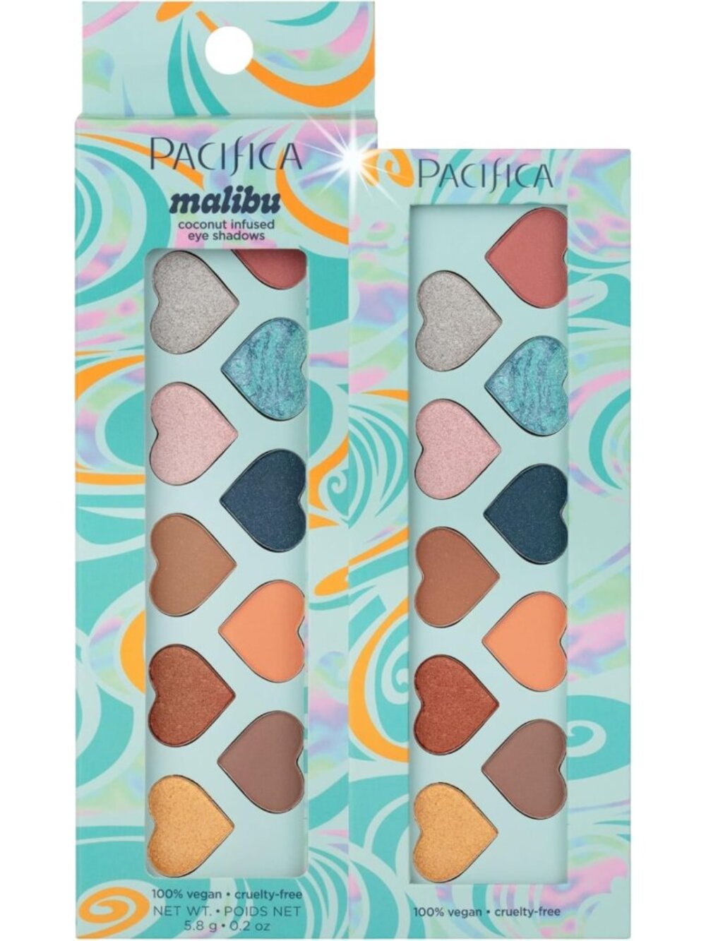 Blendable Neutral Eyeshadow Palette - 10 Shades, Velvet Matte & Shimmer, Vegan
